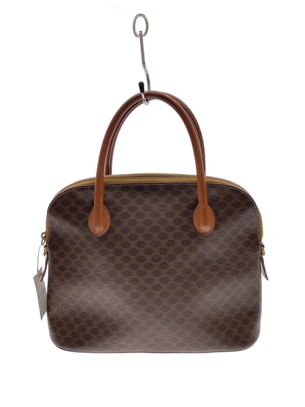 Celine Macadam handbag brown canvas